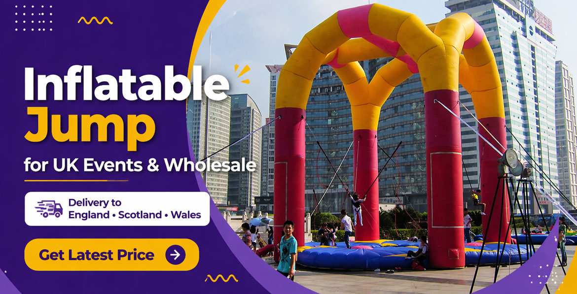 UKCA & CE Certified Inflatable Jump for UK Hire Companies & Distributors